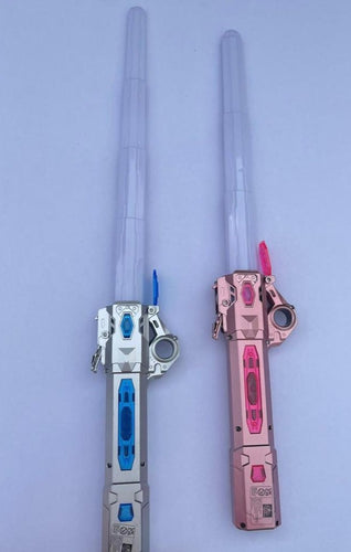 CLEARANCE !!!  USB charge Stretch Laser Sword, lights up 6 different colours £1 each