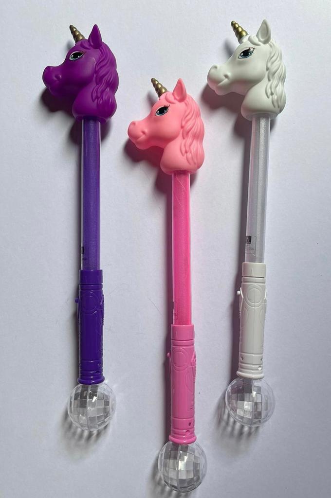 Unicorn Wand Purple/Pink/White Light Up £2 each 48 per box