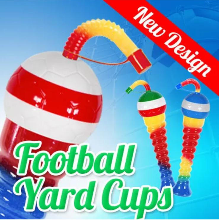 12oz football, mixed colours, qty 147
